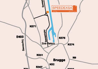 Routeplan naar SPEEDEXSA